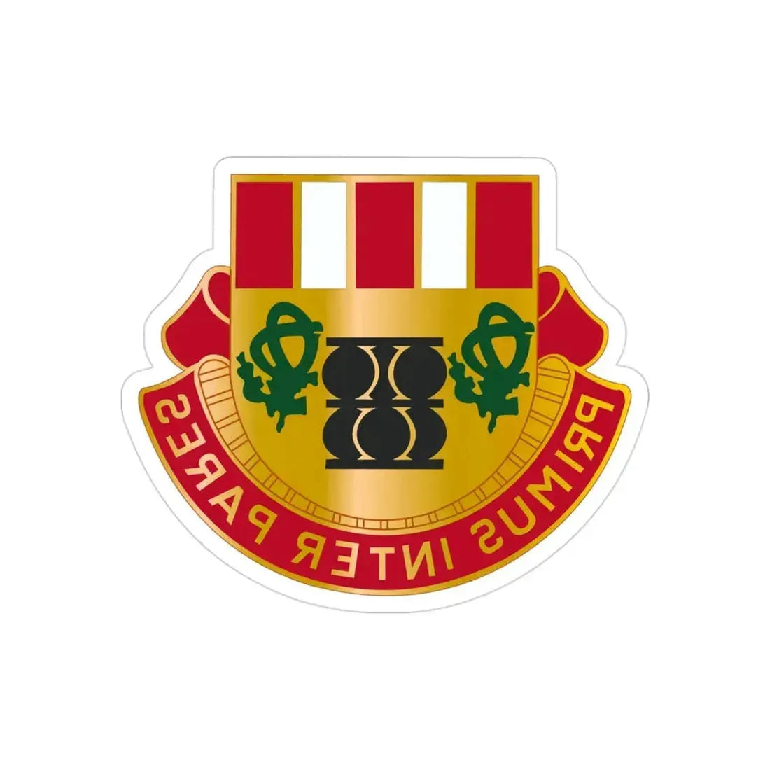 1st Artillery Regiment (U.S. Army) REVERSE PRINT Transparent Die-Cut STICKER - The Sticker Space