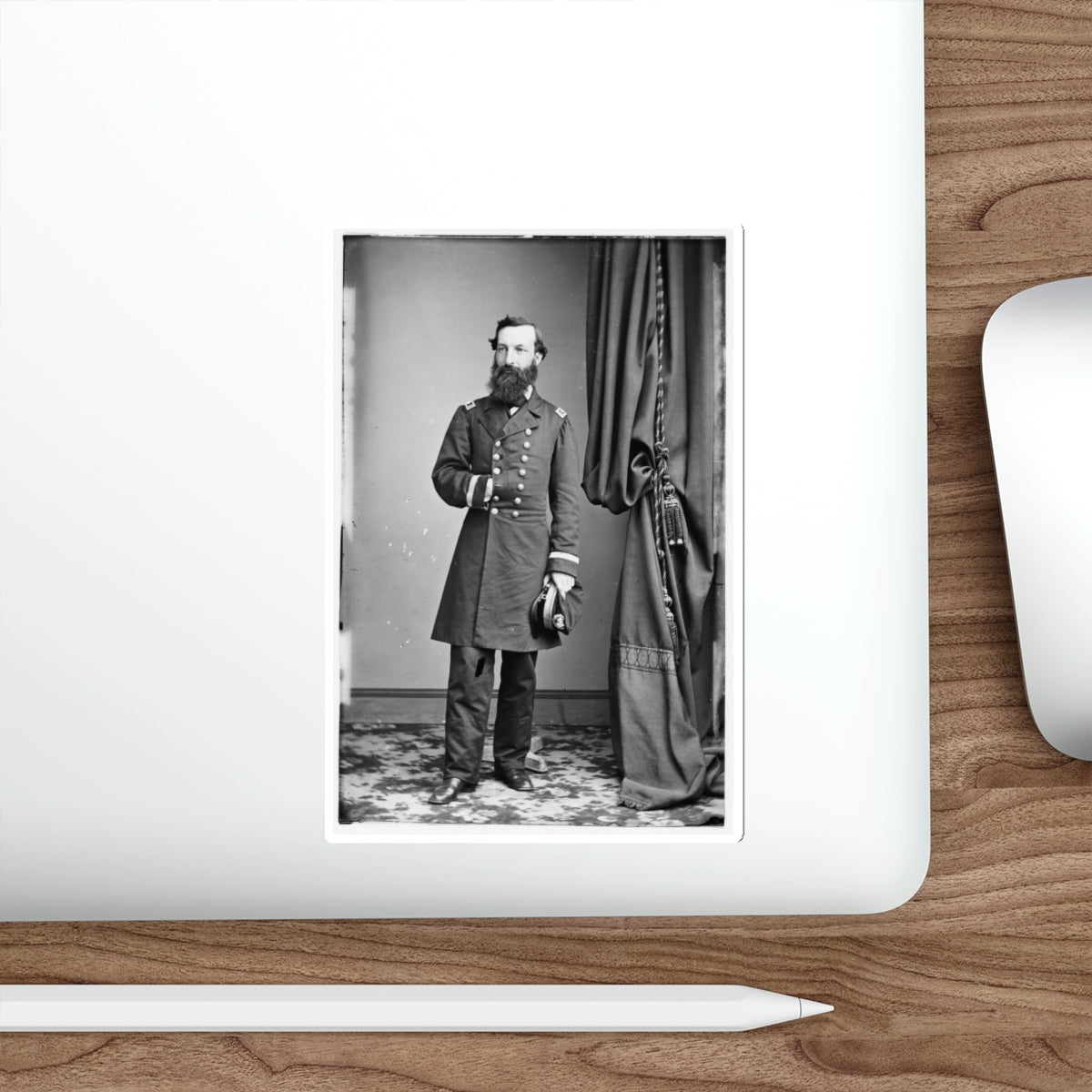 1st Assist. Engineer S.C. Wyatt Usa (U.S. Civil War) STICKER Vinyl Die-Cut Decal-The Sticker Space