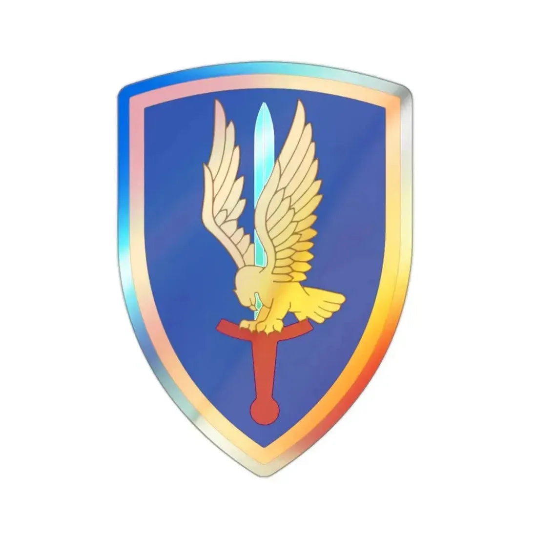 1st Aviation Brigade (U.S. Army) Holographic STICKER Die-Cut Vinyl Decal 2 Inch Holographic - The Sticker Space