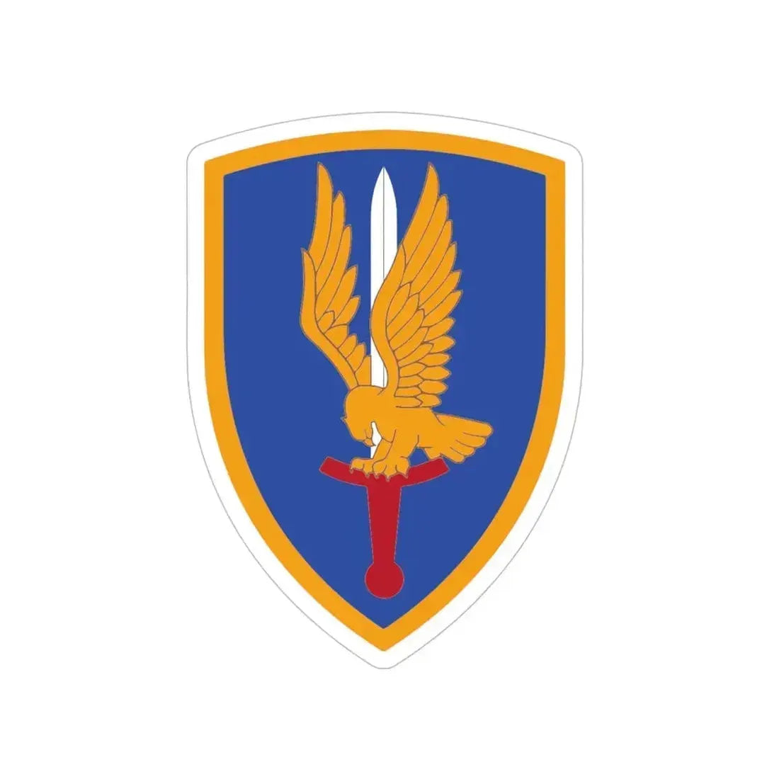 1st Aviation Brigade (U.S. Army) Transparent STICKER Die-Cut Vinyl Decal 5 Inch - The Sticker Space