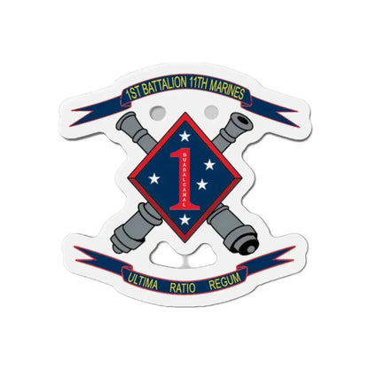 1st Battalion 11th Marines (USMC) Refrigerator Magnet - The Sticker Space