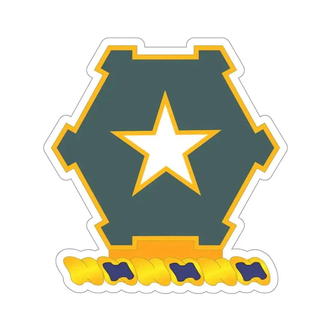 1st Battalion 36th Infantry Regiment (U.S. Army) STICKER Vinyl Die-Cut Decal 4 Inch - The Sticker Space