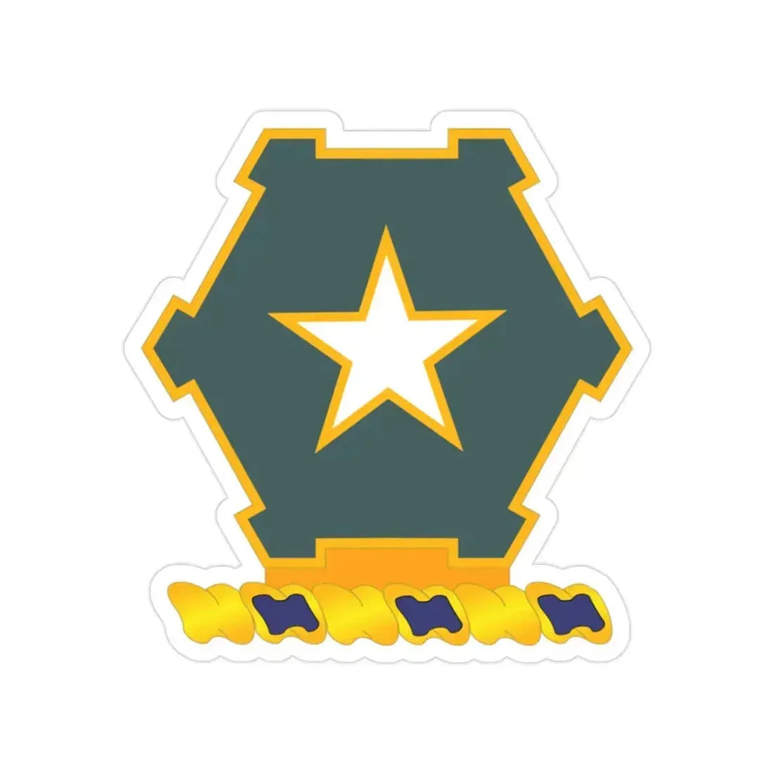 1st Battalion 36th Infantry Regiment (U.S. Army) Transparent STICKER Die-Cut Vinyl Decal 2 Inch - The Sticker Space