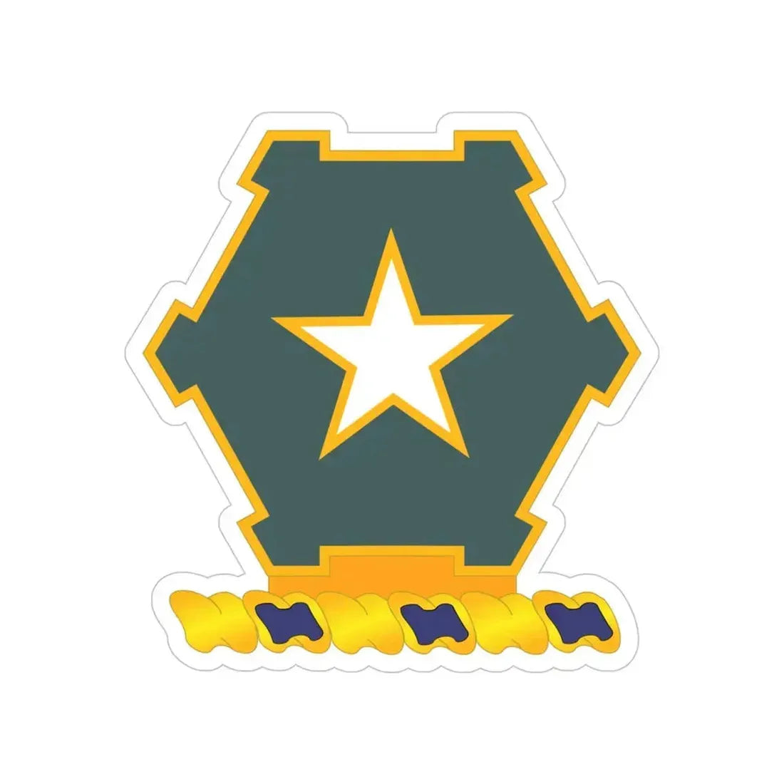 1st Battalion 36th Infantry Regiment (U.S. Army) Transparent STICKER Die-Cut Vinyl Decal 4 Inch - The Sticker Space