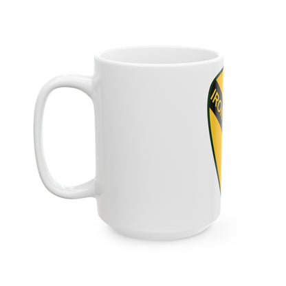 1st Brigade Combat Team 1st Cavalry Division (U.S. Army) White Coffee Mug-The Sticker Space