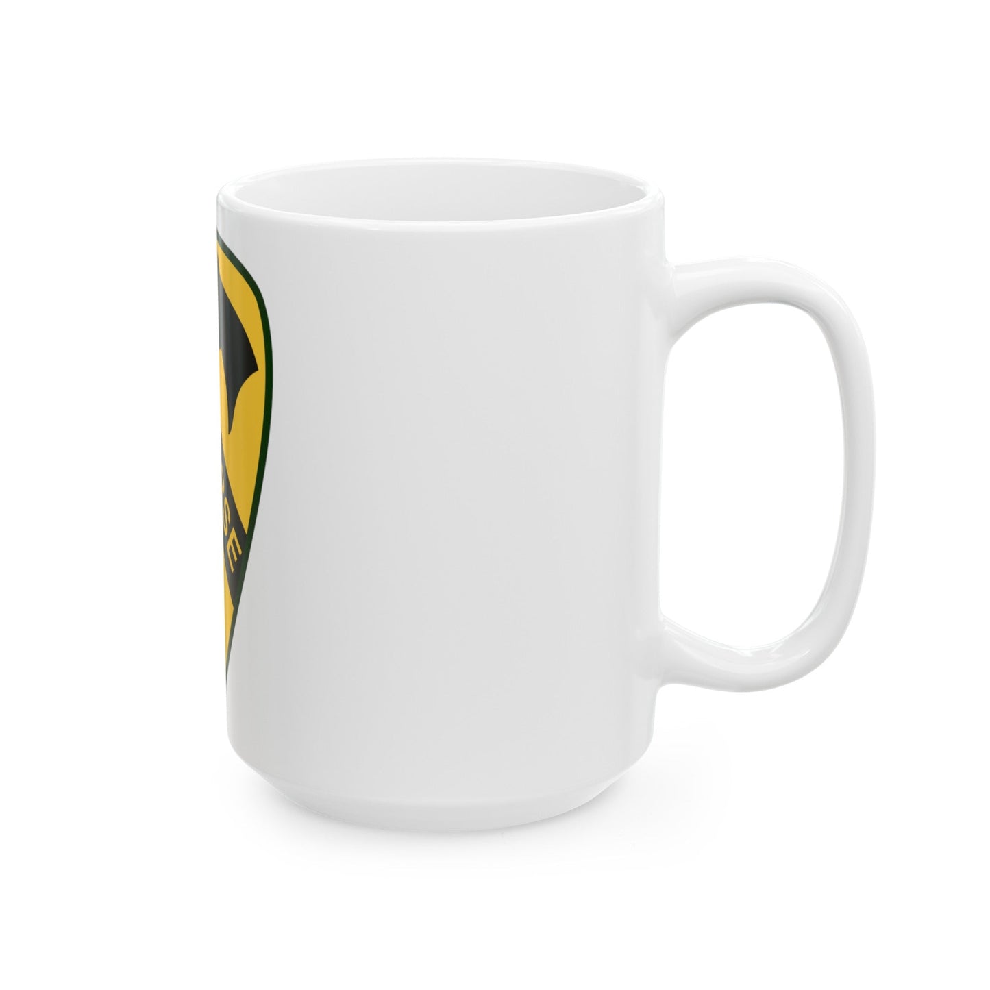 1st Brigade Combat Team 1st Cavalry Division (U.S. Army) White Coffee Mug-The Sticker Space