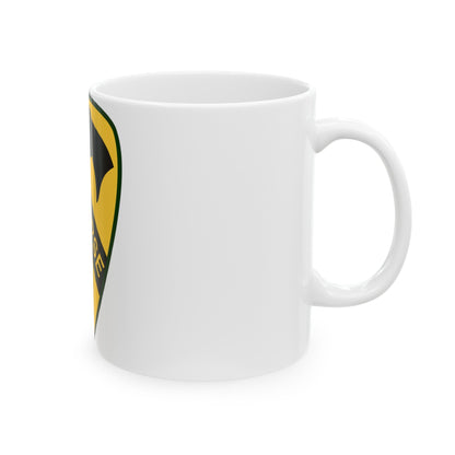 1st Brigade Combat Team 1st Cavalry Division (U.S. Army) White Coffee Mug-The Sticker Space