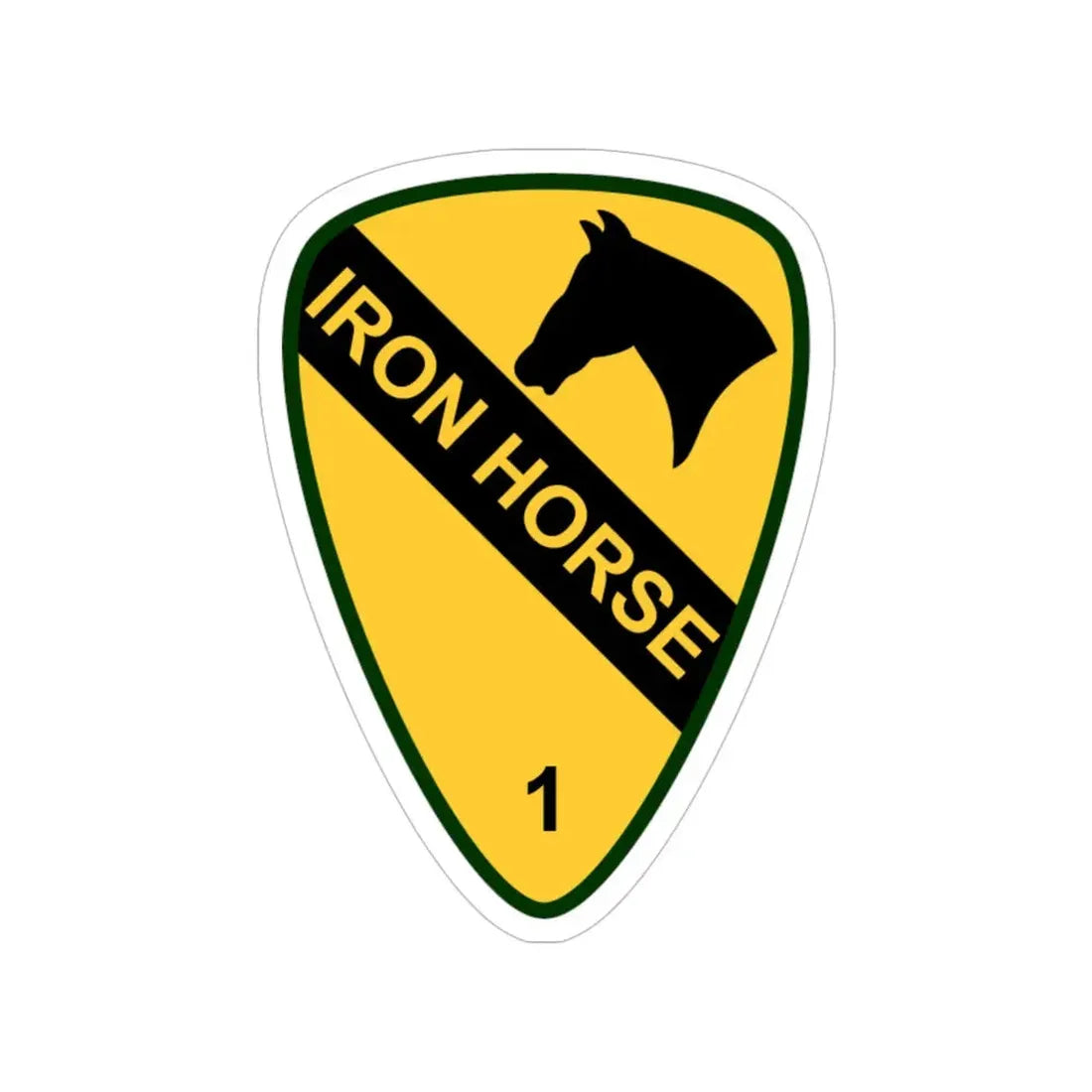 1st Brigade Combat Team 1st Cavalry Division (U.S. Army) Transparent STICKER Die-Cut Vinyl Decal - The Sticker Space