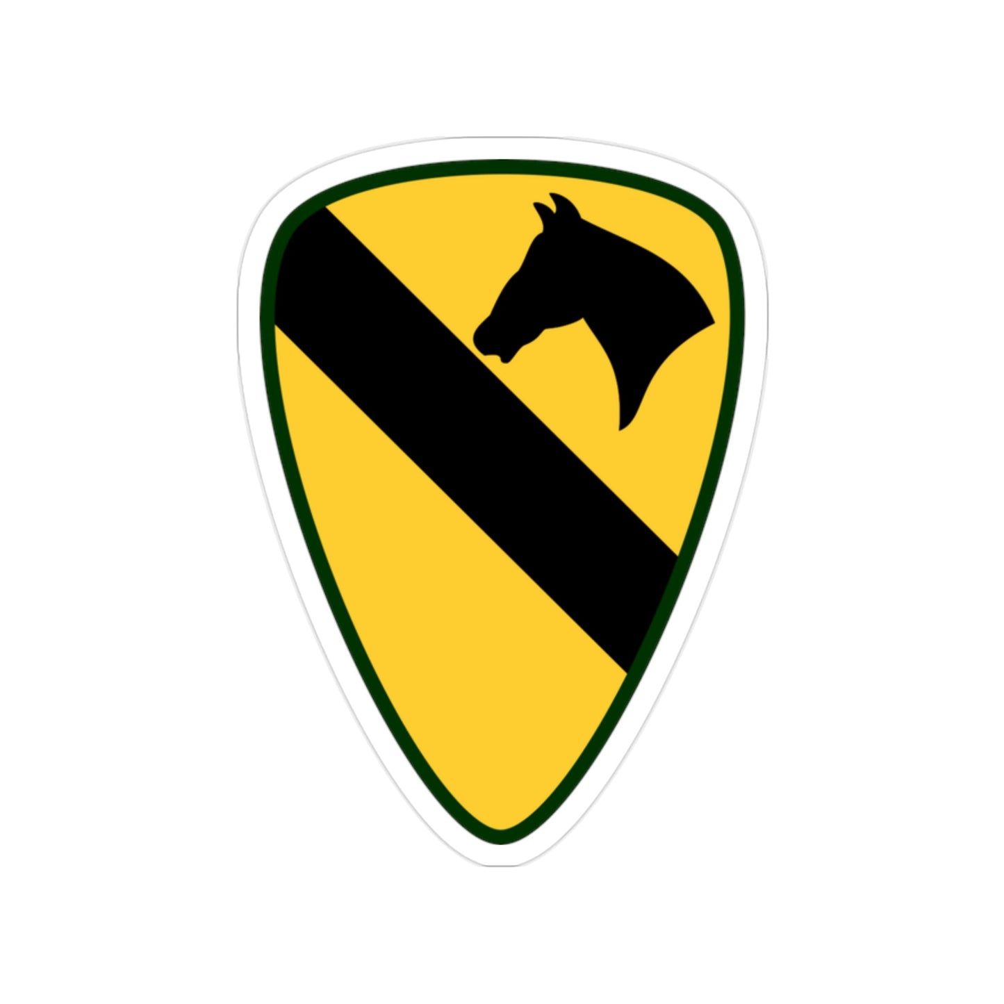 1st Cavalry Division Sustainment Brigade (U.S. Army) Transparent STICKER Die-Cut Vinyl Decal-2 Inch-The Sticker Space