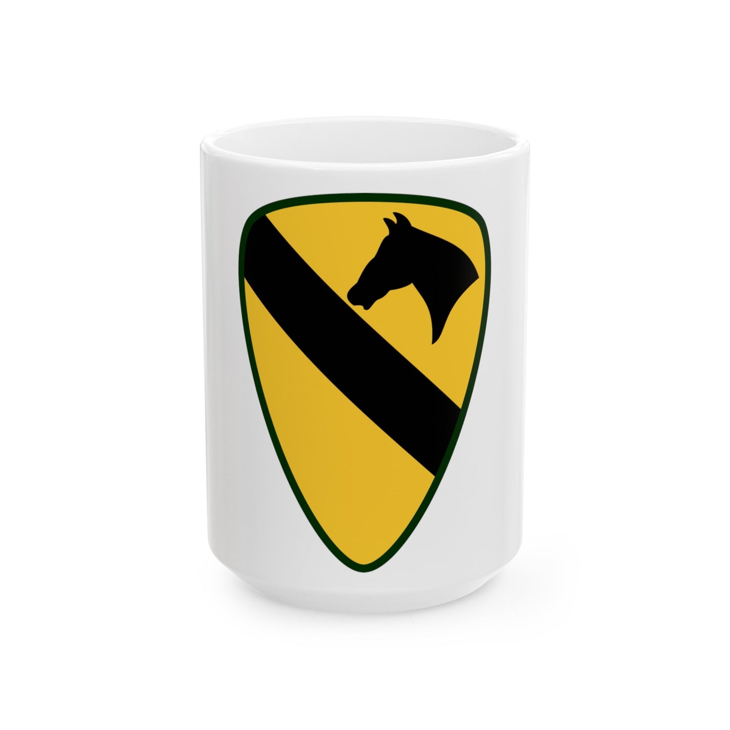 1st Cavalry Division Sustainment Brigade (U.S. Army) White Coffee Mug-15oz-The Sticker Space