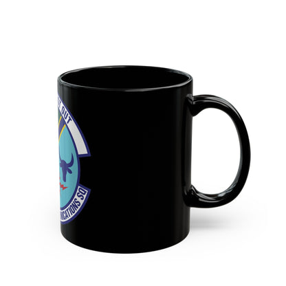 1st Combat Communications Squadron (U.S. Air Force) Black Coffee Mug-The Sticker Space