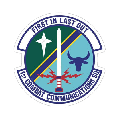 1st Combat Communications Squadron (U.S. Air Force) STICKER Vinyl Die-Cut Decal - The Sticker Space
