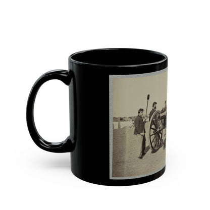 1st Conn. Artillery, Ft. Richardson, Arlington Heights, Va. 20 Pounder Parrott (U.S. Civil War) Black Coffee Mug