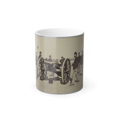 1St Conn. Artillery, Ft. Richardson, Arlington Heights, Va. 20 Pounder Parrott (U.S. Civil War) Color Morphing Mug 11oz-11oz-The Sticker Space