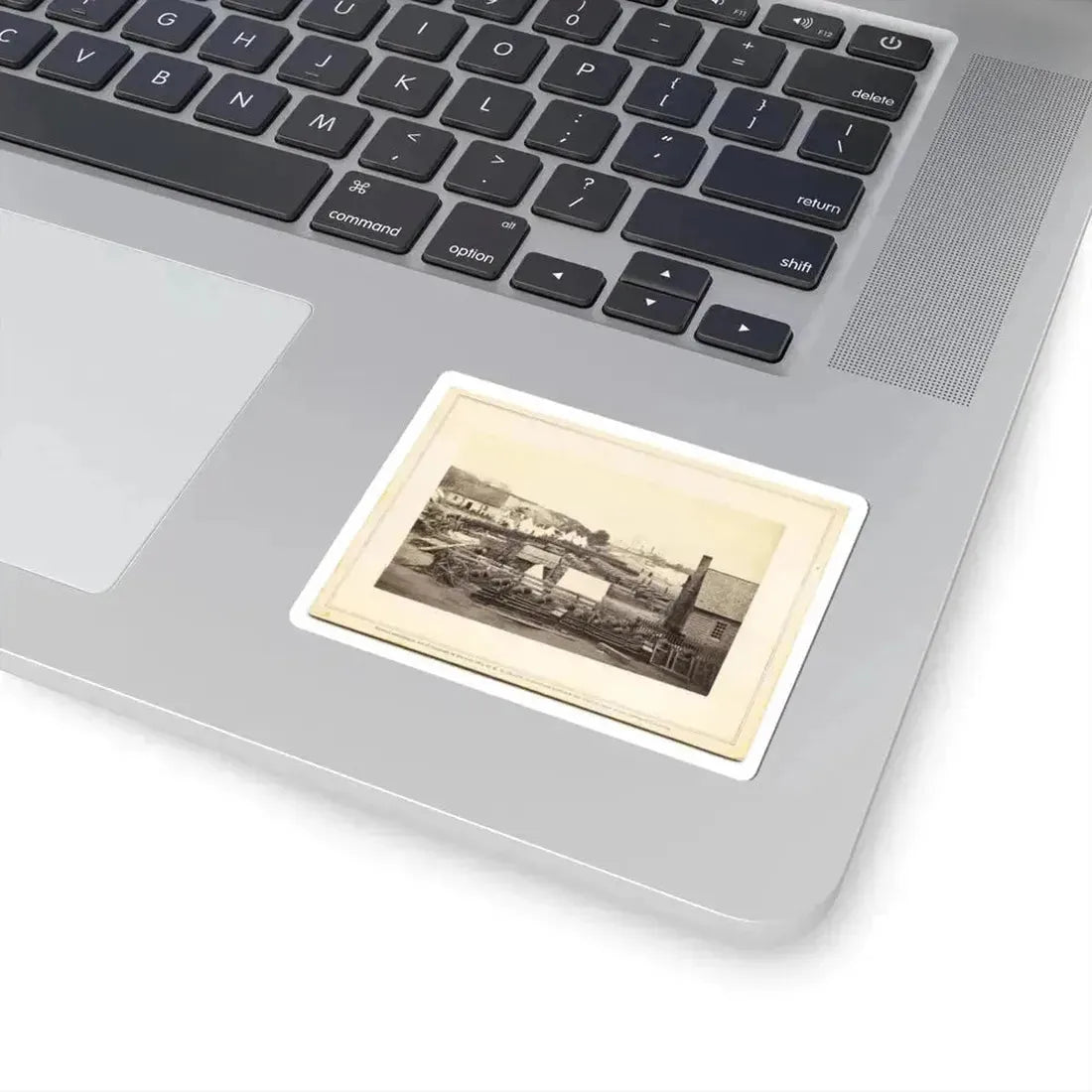 1St Connecticut Artillery Park Encamped at the Former Quarters of the Louisiana Tigers. (U.S. Civil War) STICKER Vinyl Kiss-Cut Decal - The Sticker Space