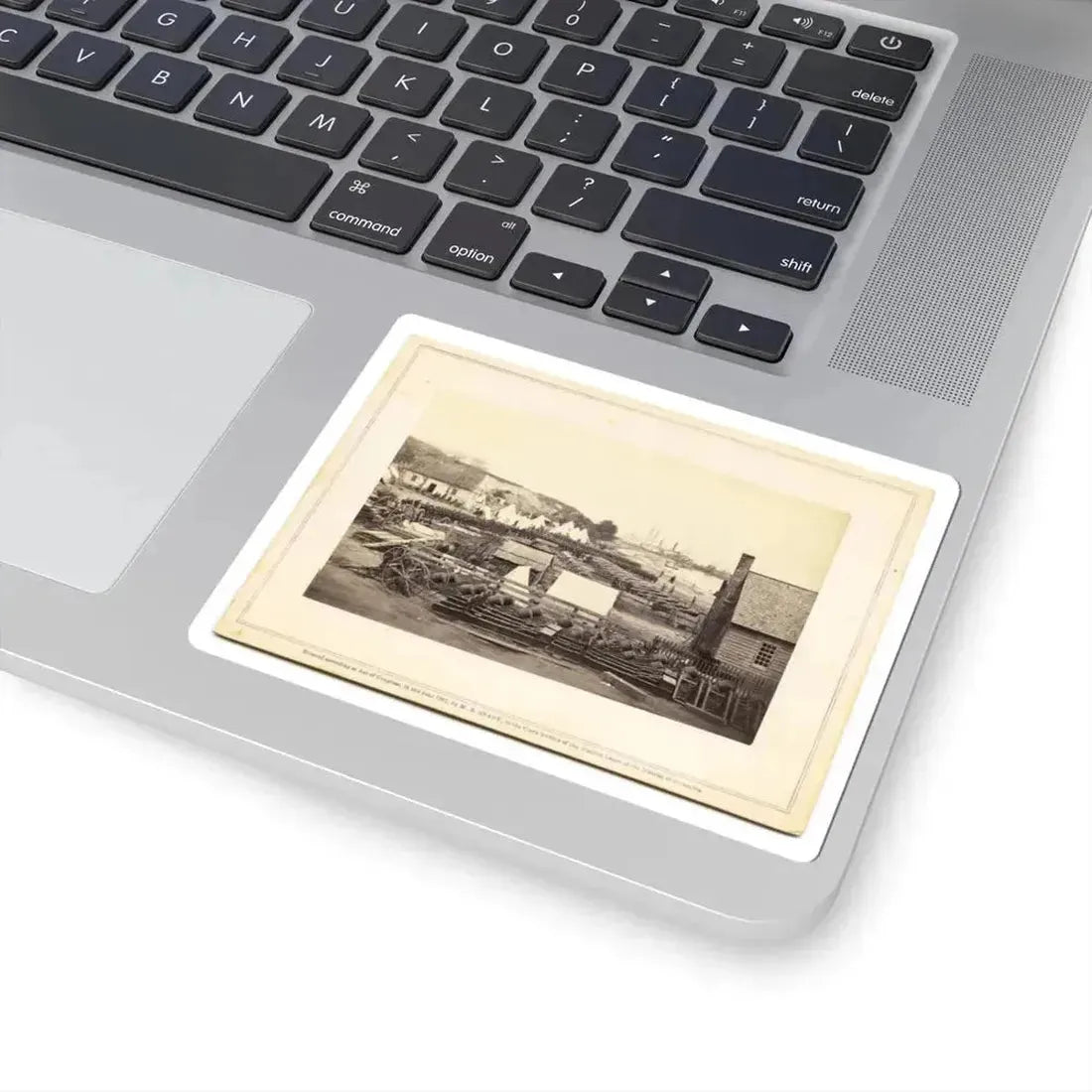 1St Connecticut Artillery Park Encamped at the Former Quarters of the Louisiana Tigers. (U.S. Civil War) STICKER Vinyl Kiss-Cut Decal - The Sticker Space