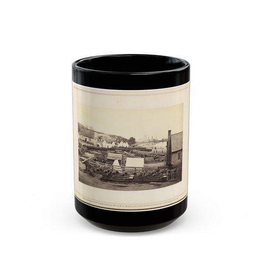 1st Connecticut Artillery Park Encamped At The Former Quarters Of The Louisiana Tigers. (U.S. Civil War) Black Coffee Mug