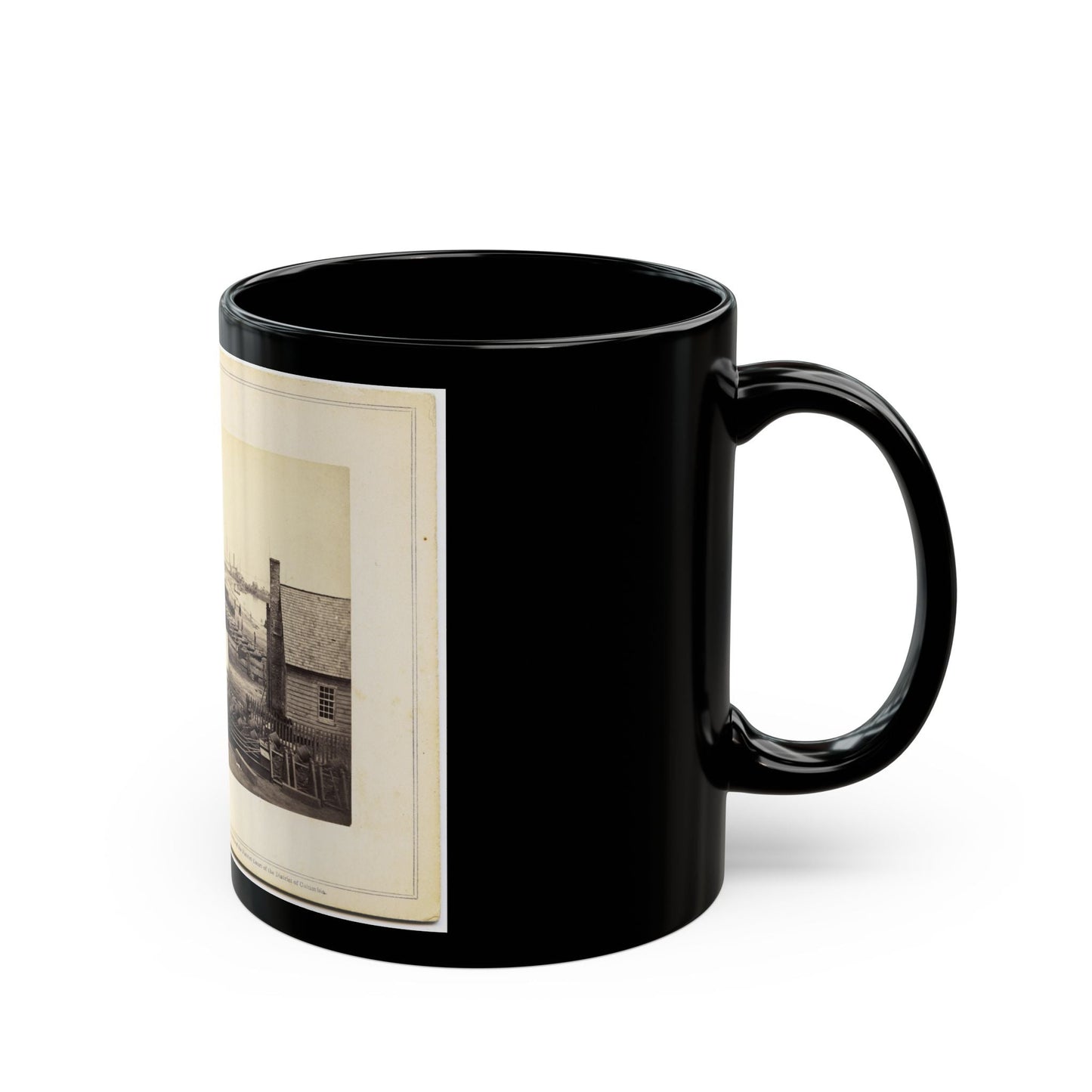 1st Connecticut Artillery Park Encamped At The Former Quarters Of The Louisiana Tigers. (U.S. Civil War) Black Coffee Mug