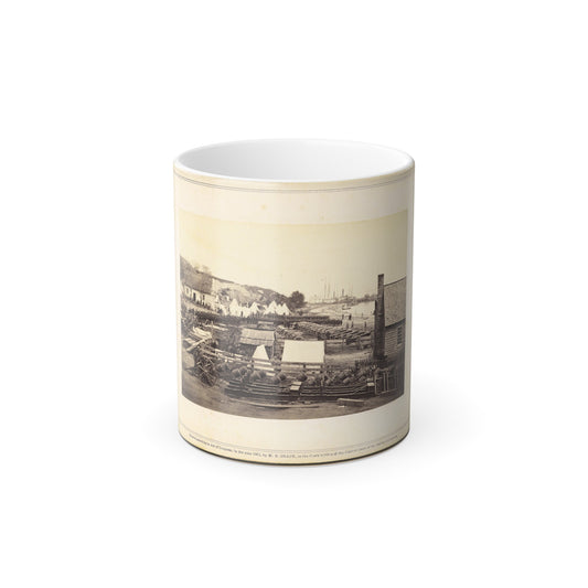 1St Connecticut Artillery Park Encamped at the Former Quarters of the Louisiana Tigers. (U.S. Civil War) Color Morphing Mug 11oz-11oz-The Sticker Space