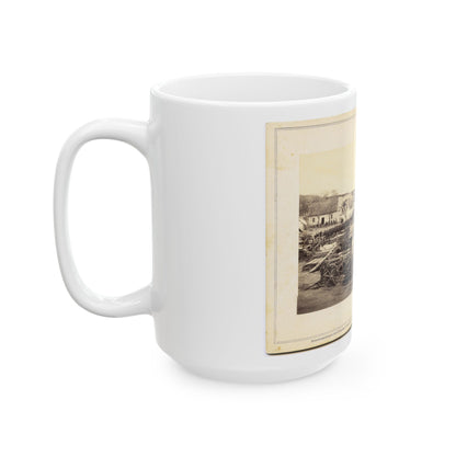 1st Connecticut Artillery Park Encamped At The Former Quarters Of The Louisiana Tigers. (U.S. Civil War) White Coffee Mug