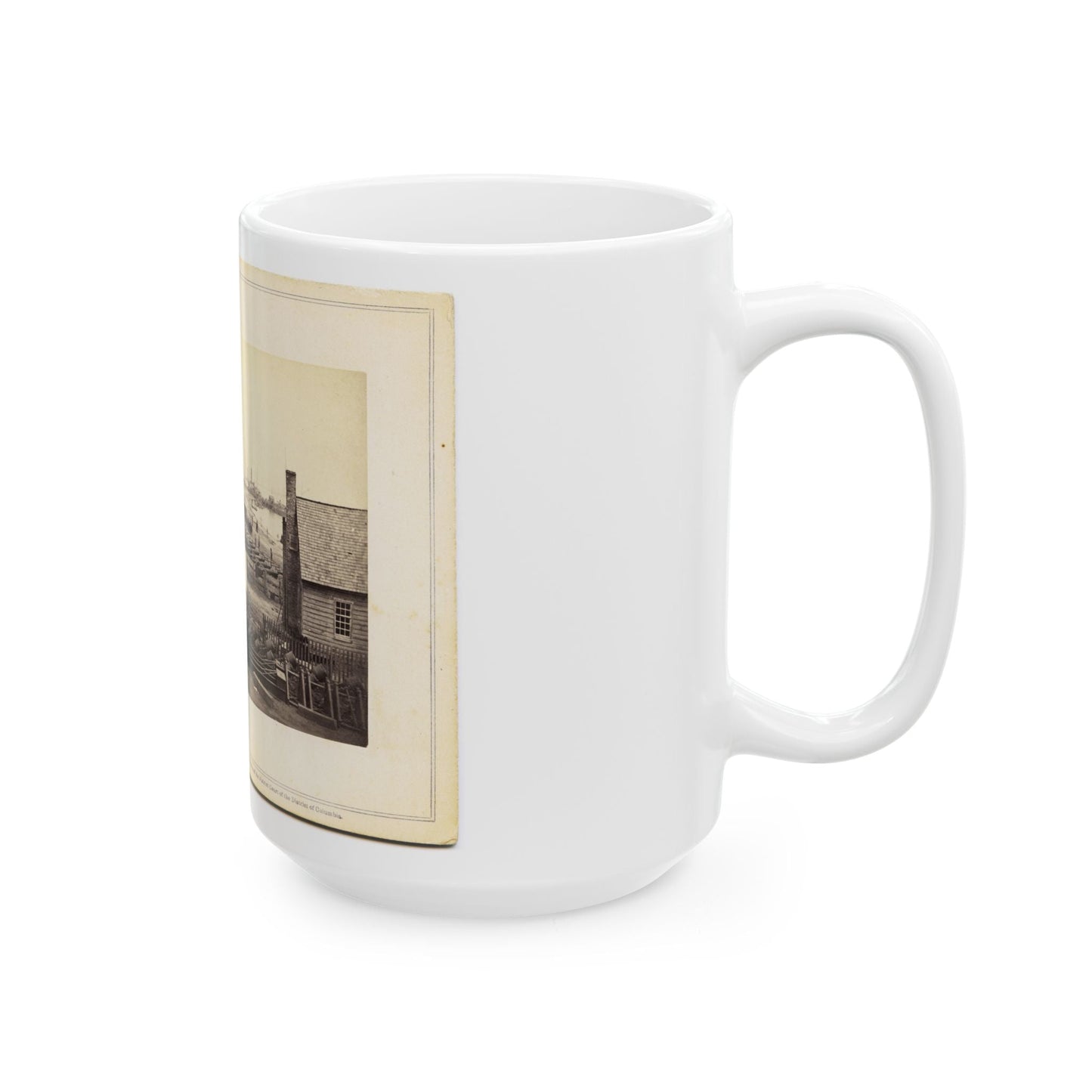 1st Connecticut Artillery Park Encamped At The Former Quarters Of The Louisiana Tigers. (U.S. Civil War) White Coffee Mug