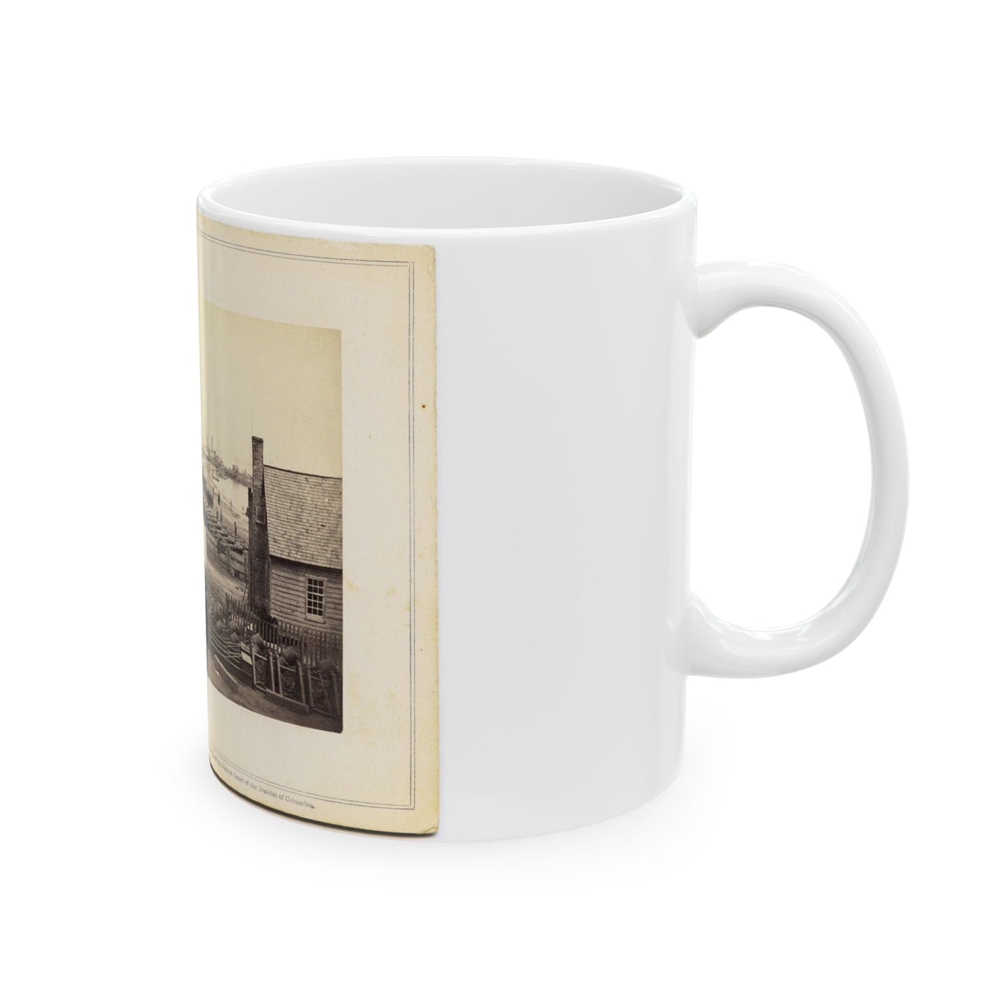 1st Connecticut Artillery Park Encamped At The Former Quarters Of The Louisiana Tigers. (U.S. Civil War) White Coffee Mug