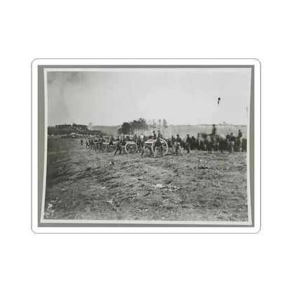 1St Connecticut Battery, Near Fredericksburg, Va., May 2, 1863 (U.S. Civil War) STICKER Vinyl Kiss-Cut Decal 4 Inch White - The Sticker Space