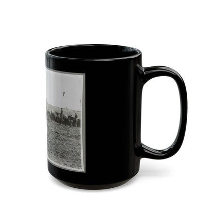 1st Connecticut Battery, Near Fredericksburg, Va., May 2, 1863 (U.S. Civil War) Black Coffee Mug-The Sticker Space