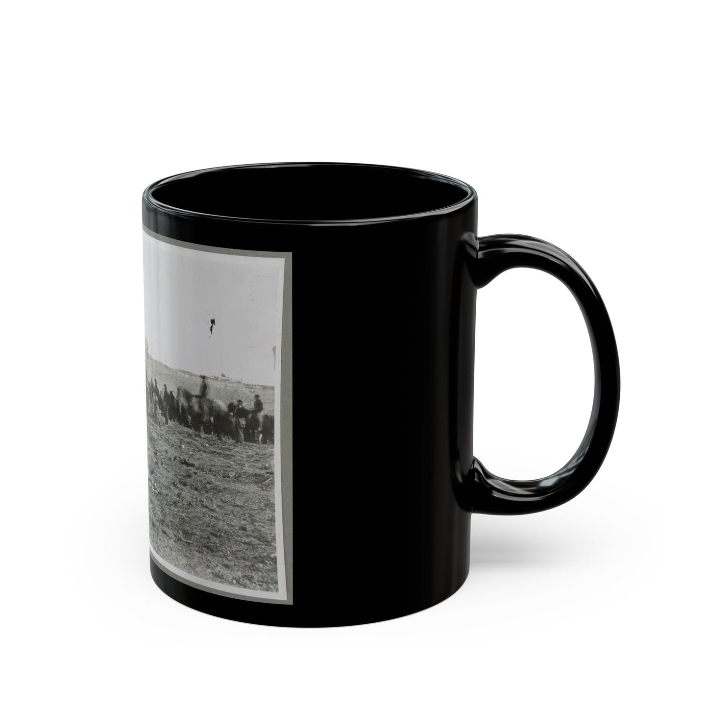 1st Connecticut Battery, Near Fredericksburg, Va., May 2, 1863 (U.S. Civil War) Black Coffee Mug-The Sticker Space