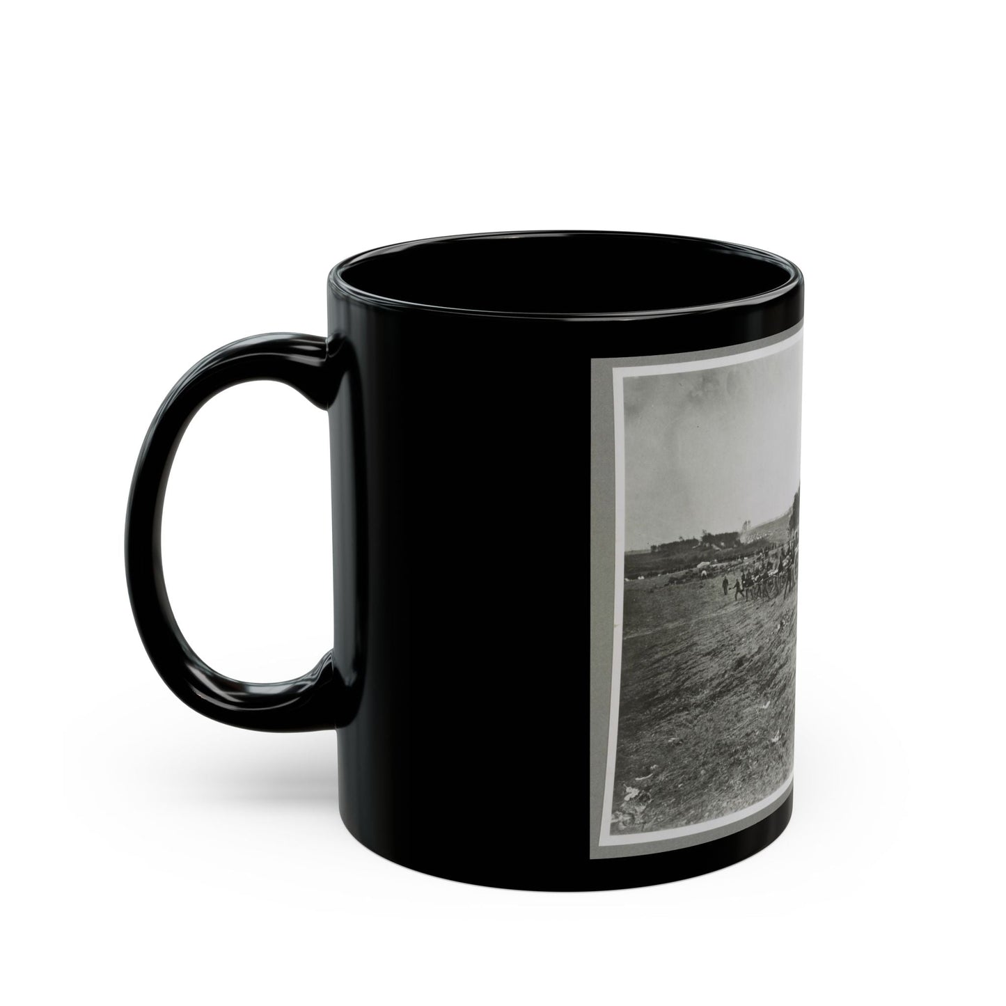 1st Connecticut Battery, Near Fredericksburg, Va., May 2, 1863 (U.S. Civil War) Black Coffee Mug-The Sticker Space