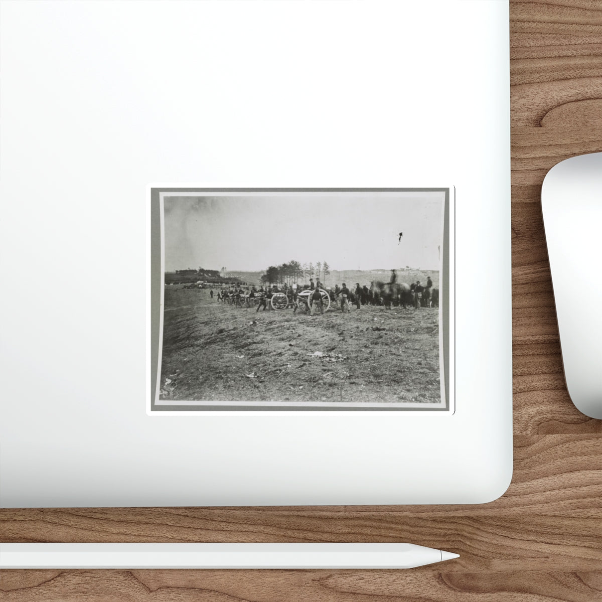 1st Connecticut Battery, Near Fredericksburg, Va., May 2, 1863 (U.S. Civil War) STICKER Vinyl Die-Cut Decal-The Sticker Space