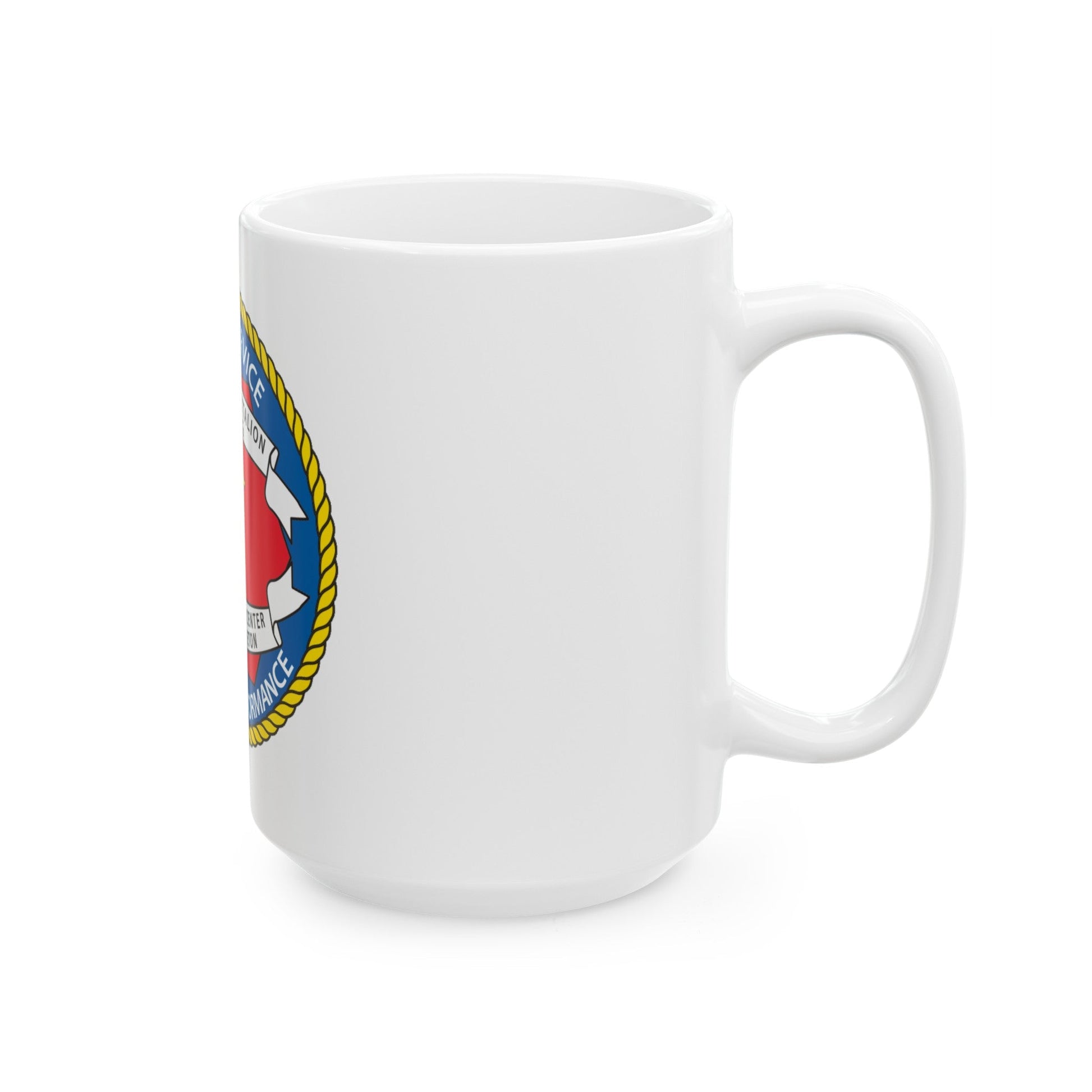 1st Dental Btn Naval Dental Cnt Camp Pendleton (U.S. Navy) White Coffee Mug-The Sticker Space