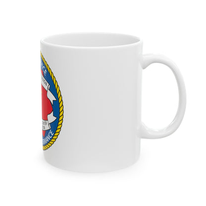 1st Dental Btn Naval Dental Cnt Camp Pendleton (U.S. Navy) White Coffee Mug-The Sticker Space