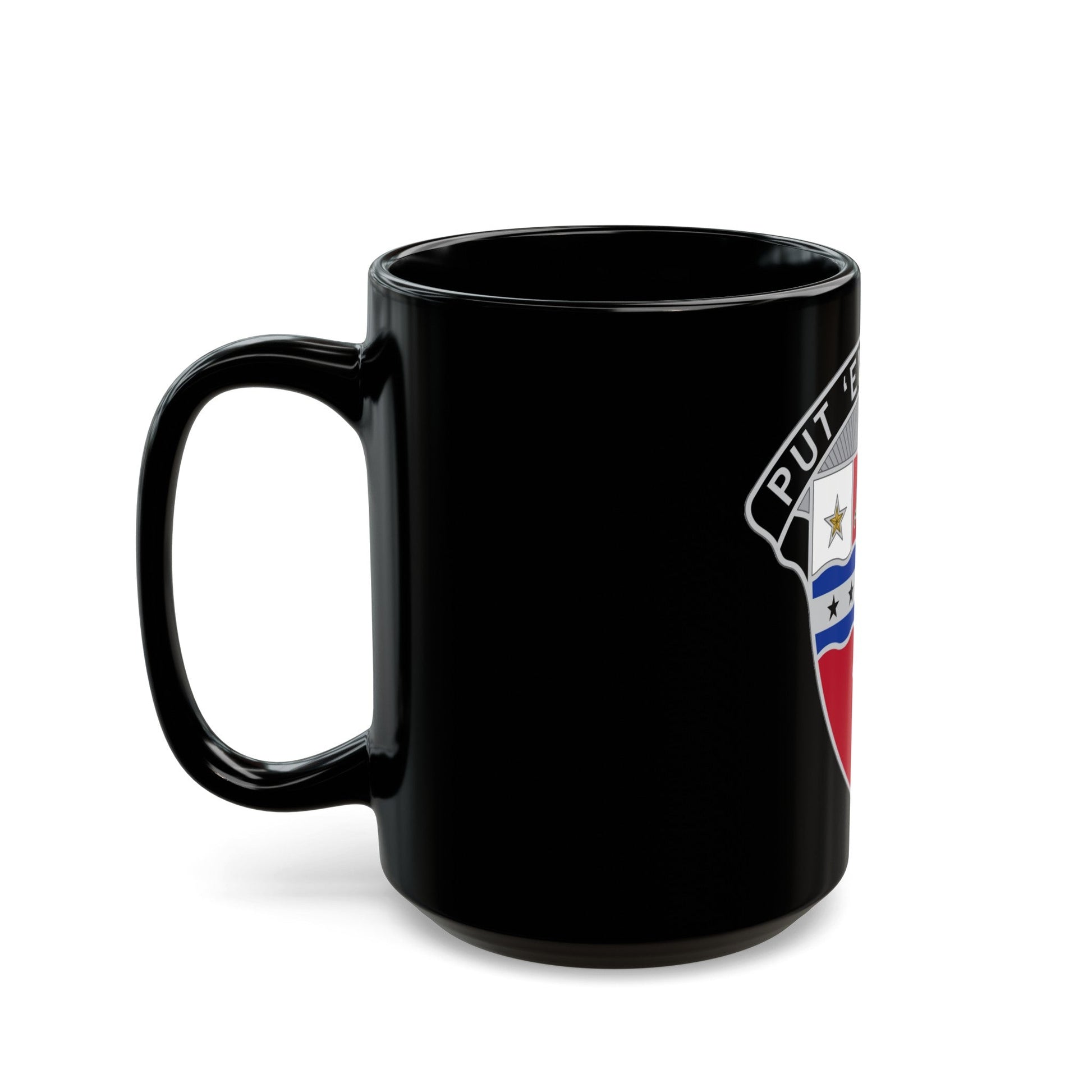 1st Engineer Brigade (U.S. Army) Black Coffee Mug-The Sticker Space