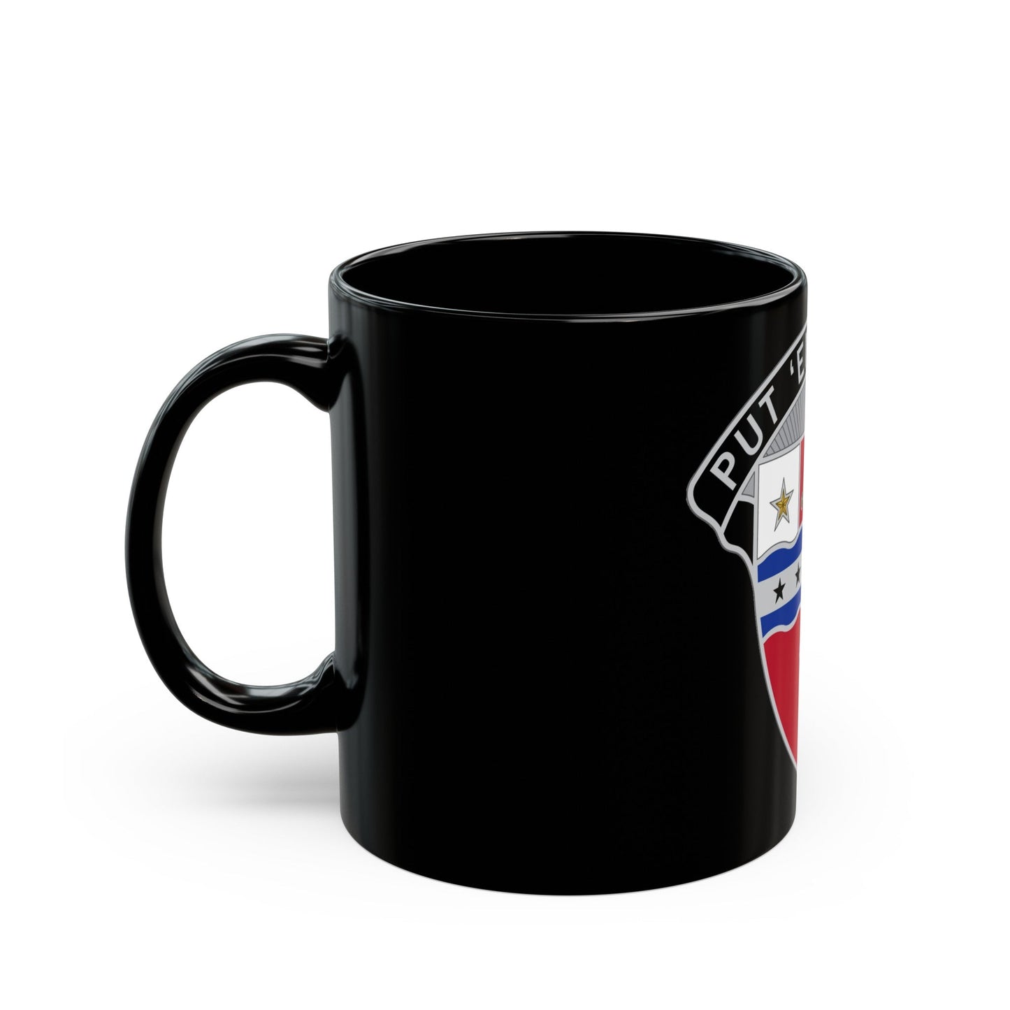 1st Engineer Brigade (U.S. Army) Black Coffee Mug-The Sticker Space