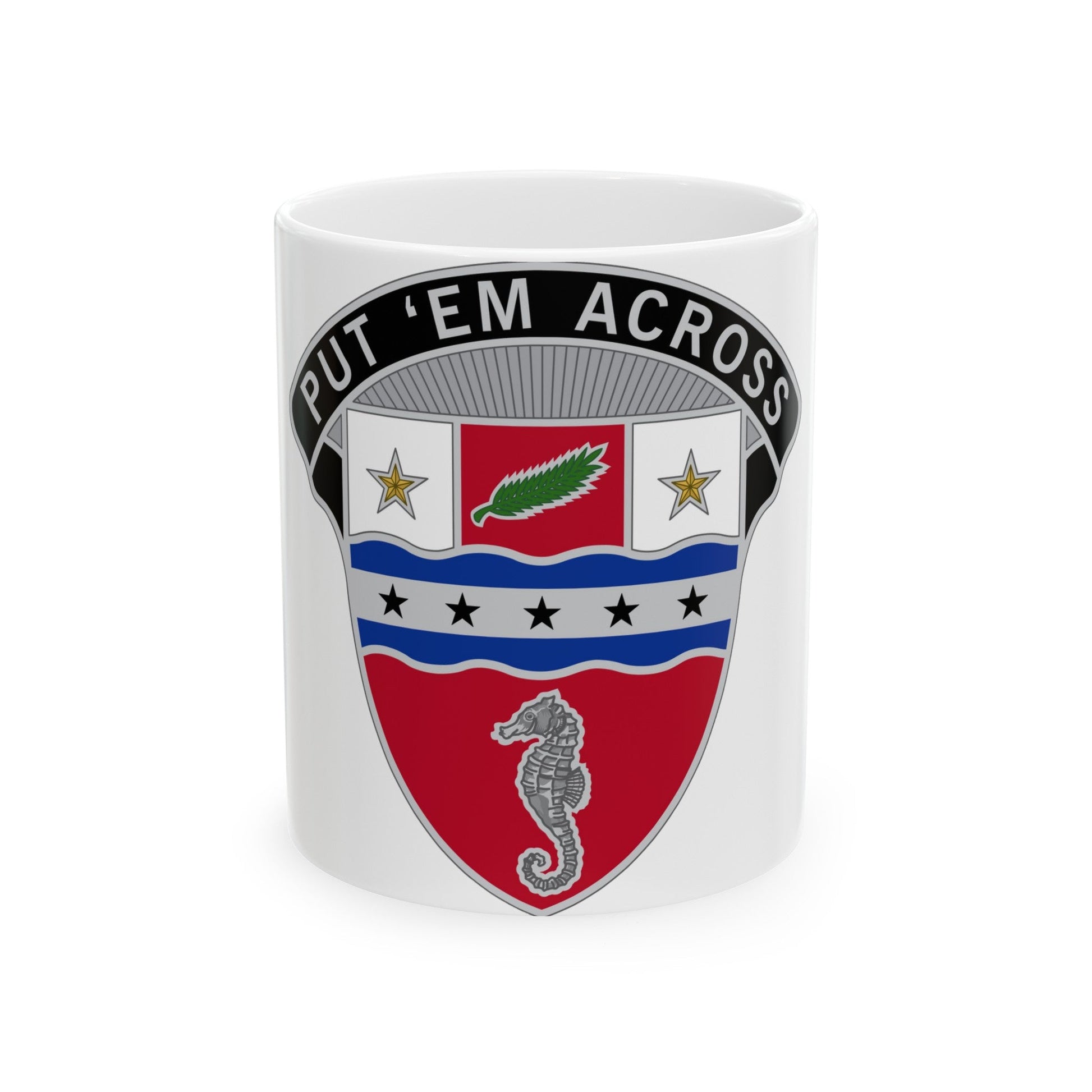 1st Engineer Brigade (U.S. Army) White Coffee Mug-11oz-The Sticker Space