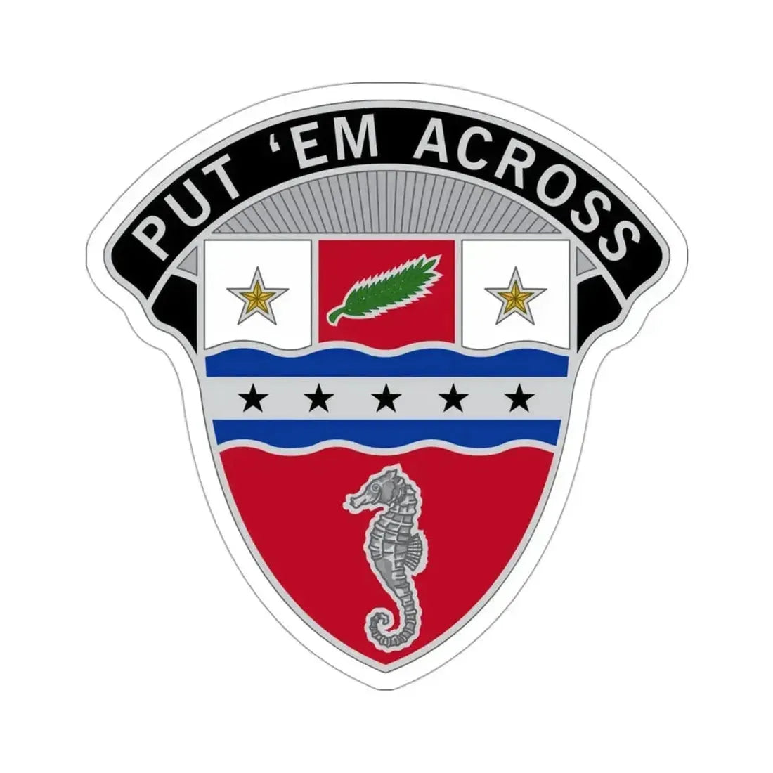 1st Engineer Brigade (U.S. Army) STICKER Vinyl Die-Cut Decal 3 Inch - The Sticker Space