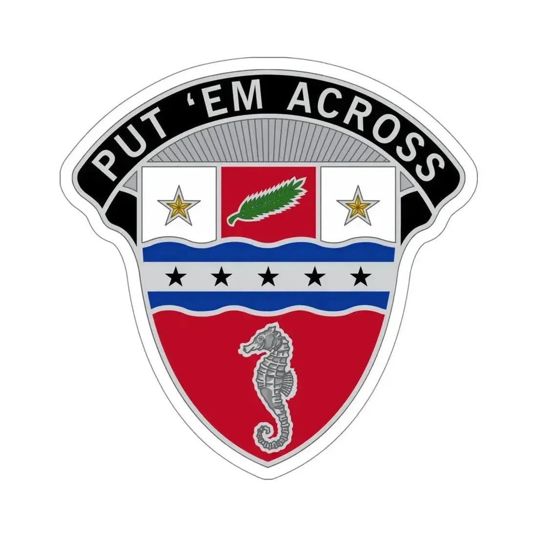 1st Engineer Brigade (U.S. Army) STICKER Vinyl Die-Cut Decal 5 Inch - The Sticker Space