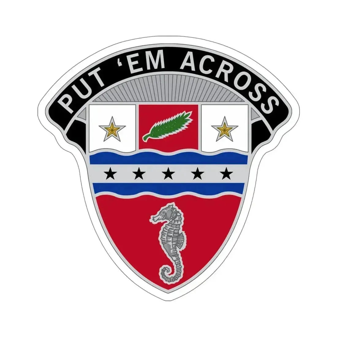 1st Engineer Brigade (U.S. Army) STICKER Vinyl Die-Cut Decal 6 Inch - The Sticker Space