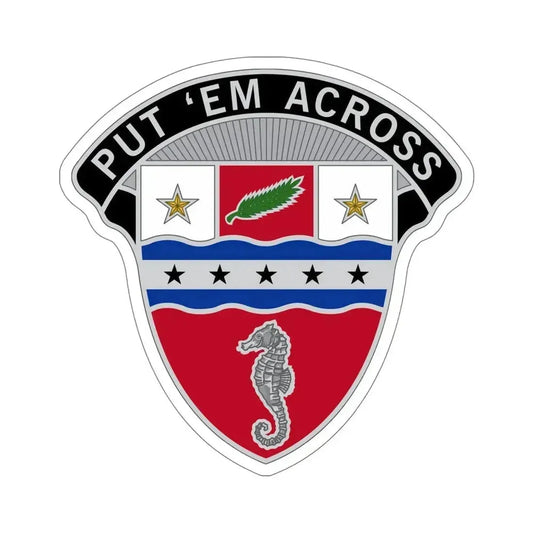 1st Engineer Brigade (U.S. Army) STICKER Vinyl Die-Cut Decal 6 Inch - The Sticker Space