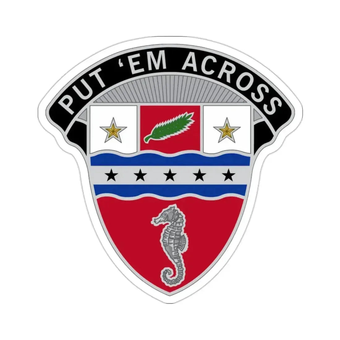 1st Engineer Brigade (U.S. Army) STICKER Vinyl Die-Cut Decal - The Sticker Space