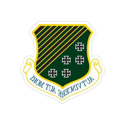 1st Fighter Wing (U.S. Air Force) REVERSE PRINT Transparent Die-Cut STICKER 3 Inch Die-Cut Transparent - The Sticker Space