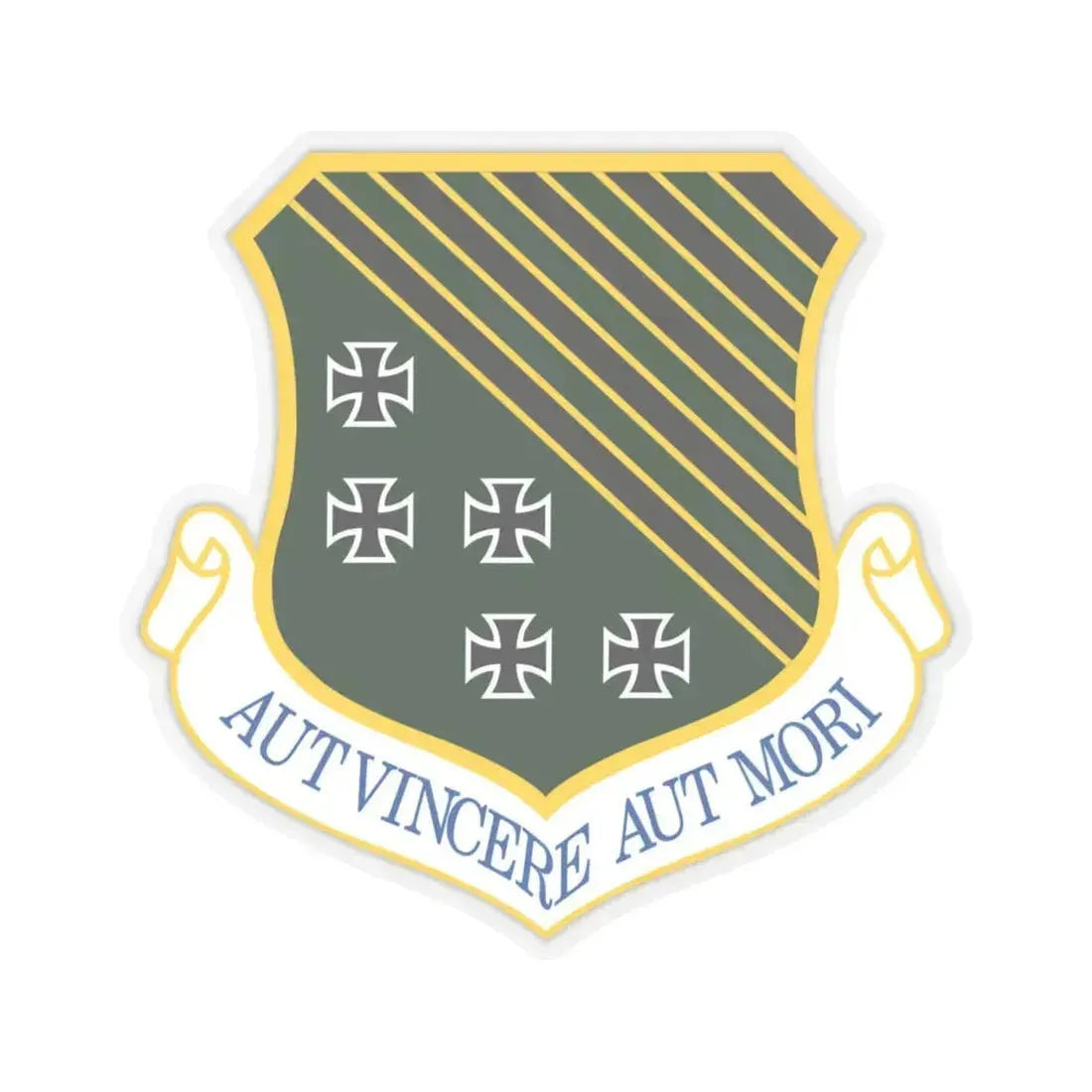 1st Fighter Wing (U.S. Air Force) STICKER Vinyl Kiss-Cut Decal 6 Inch Transparent - The Sticker Space