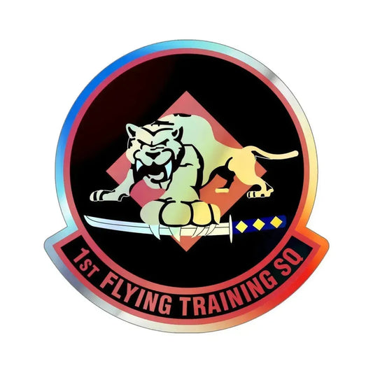 1st Flying Training Squadron (U.S. Air Force) Holographic STICKER Die-Cut Vinyl Decal 6 Inch Holographic - The Sticker Space