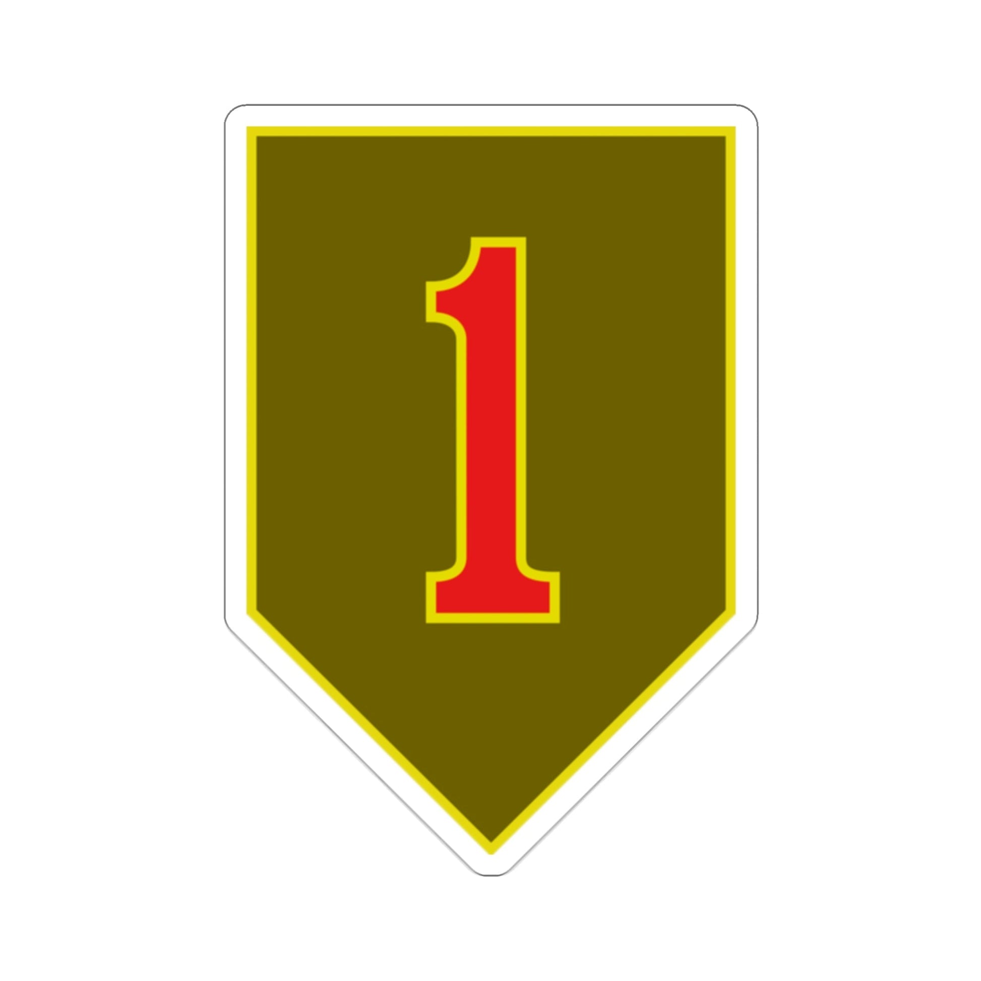 1st Infantry Division (U.S. Army) STICKER Vinyl Die-Cut Decal-2 Inch-The Sticker Space