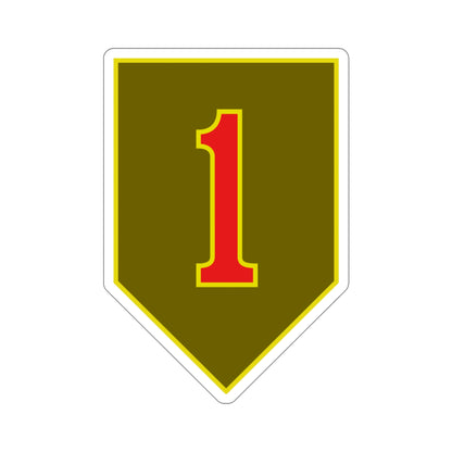 1st Infantry Division (U.S. Army) STICKER Vinyl Die-Cut Decal-4 Inch-The Sticker Space