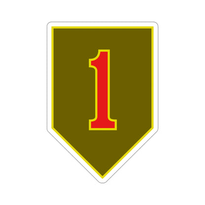 1st Infantry Division (U.S. Army) STICKER Vinyl Die-Cut Decal-5 Inch-The Sticker Space