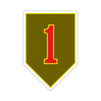 1st Infantry Division (U.S. Army) STICKER Vinyl Die-Cut Decal-6 Inch-The Sticker Space