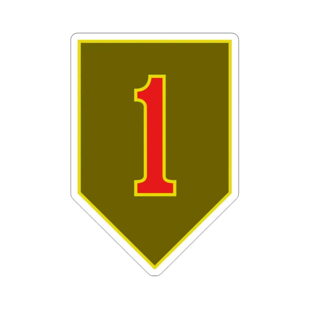 1st Infantry Division (U.S. Army) STICKER Vinyl Die-Cut Decal 2 Inch - The Sticker Space
