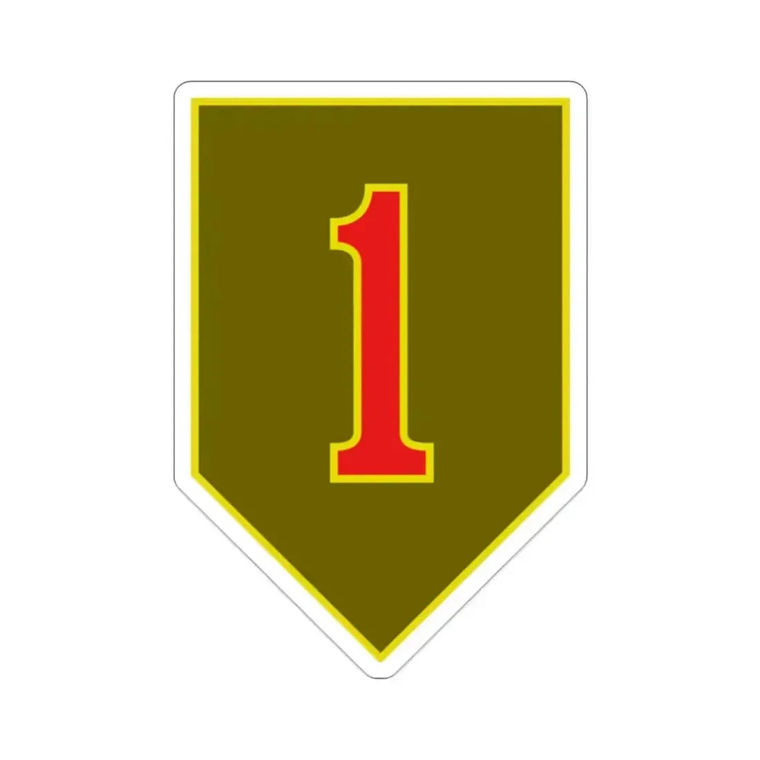 1st Infantry Division (U.S. Army) STICKER Vinyl Die-Cut Decal 2 Inch - The Sticker Space